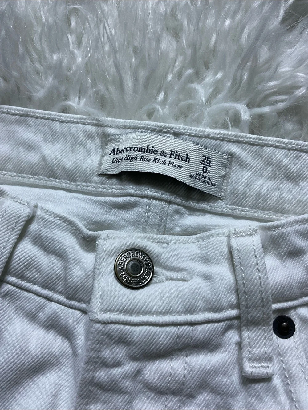 Abercrombie Ultra High Rise Kick Flare Jeans